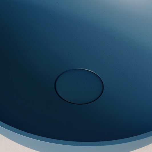 Catino Azure Concrete Countertop Basin 406mm