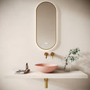 Catino Blush Concrete Countertop Basin 406mm