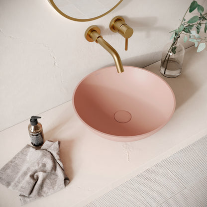 Catino Blush Concrete Countertop Basin 406mm