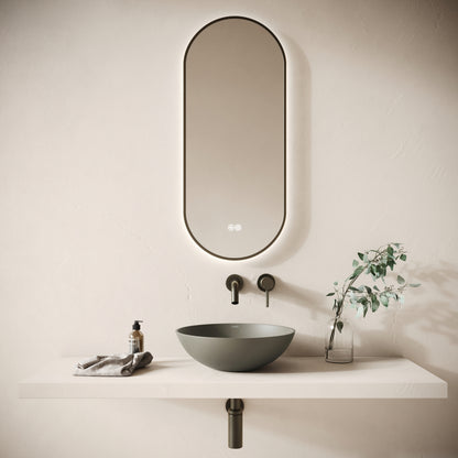 Catino Oyster Concrete Countertop Basin 406mm