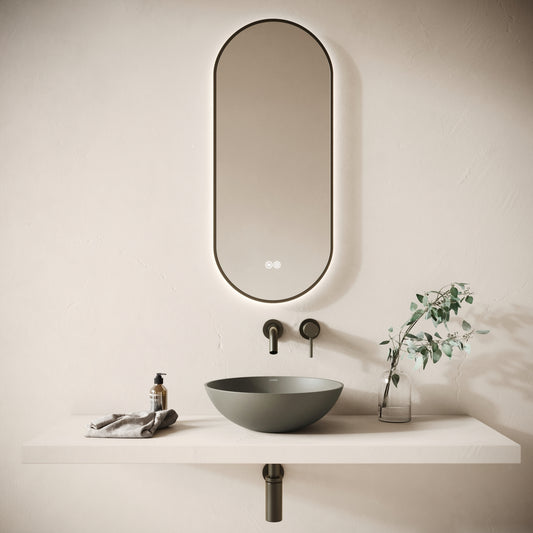 Catino Oyster Concrete Countertop Basin 406mm
