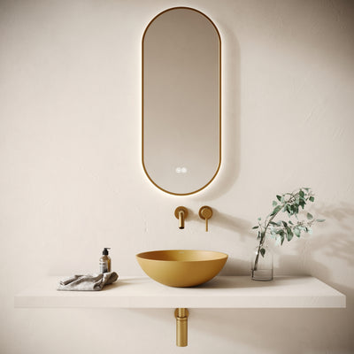 Catino Saffron Concrete Countertop Basin 406mm