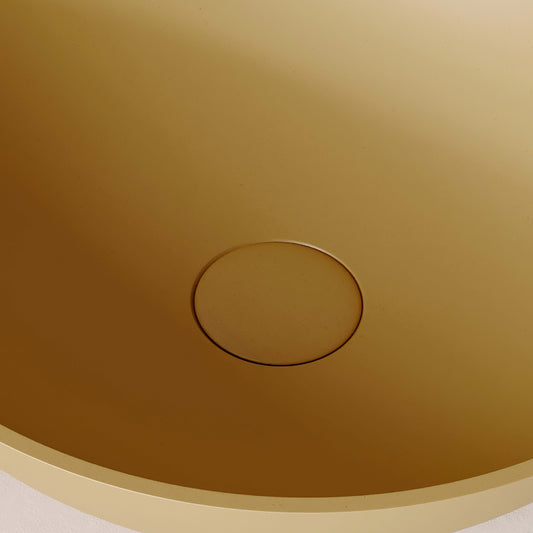 Catino Saffron Concrete Countertop Basin 406mm