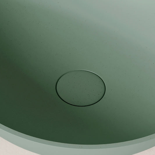 Catino Seafoam Concrete Countertop Basin 406mm