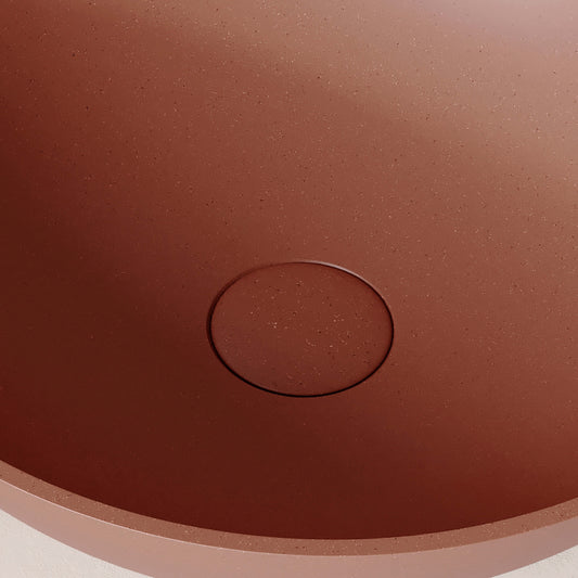 Catino Terracotta Concrete Countertop Basin 406mm