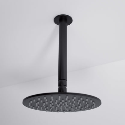 Ceiling Mount Shower Arm Matte Black 200mm