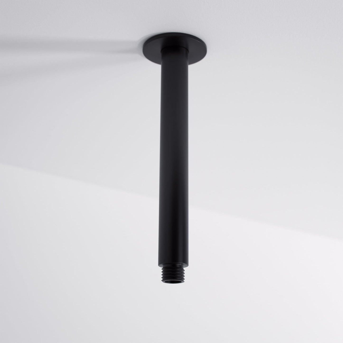 Ceiling Mount Shower Arm Matte Black 200mm