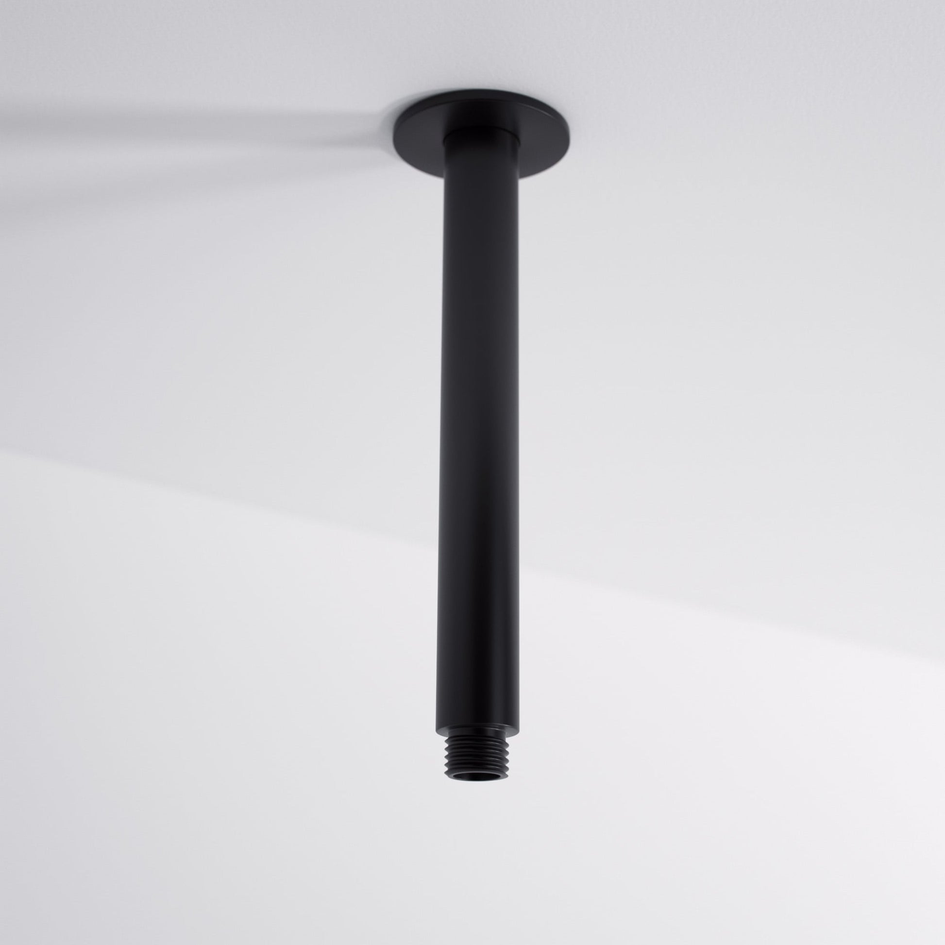 Ceiling Mount Shower Arm Matte Black 200mm