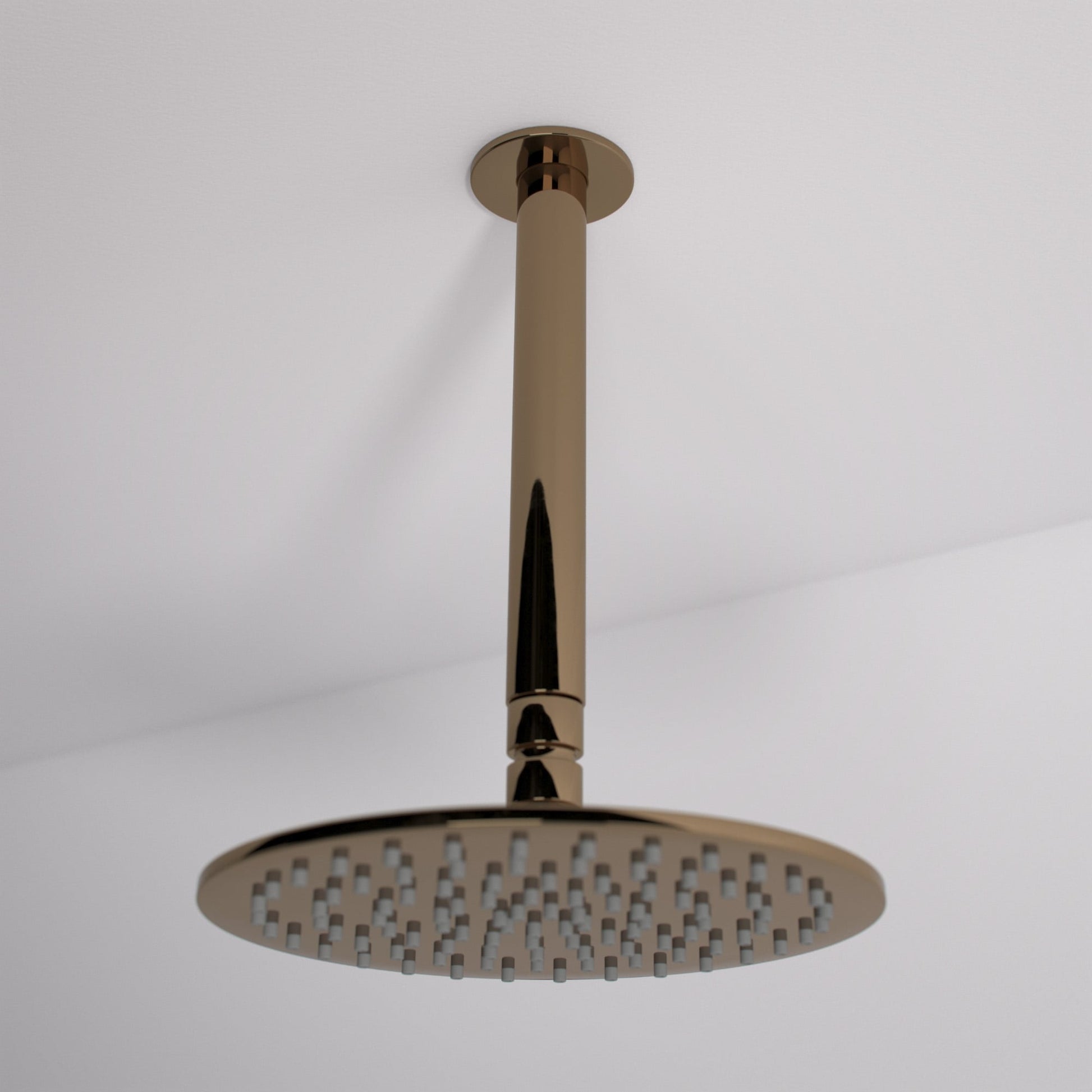 Ceiling Mount Shower Arm Rose Gold 200mm