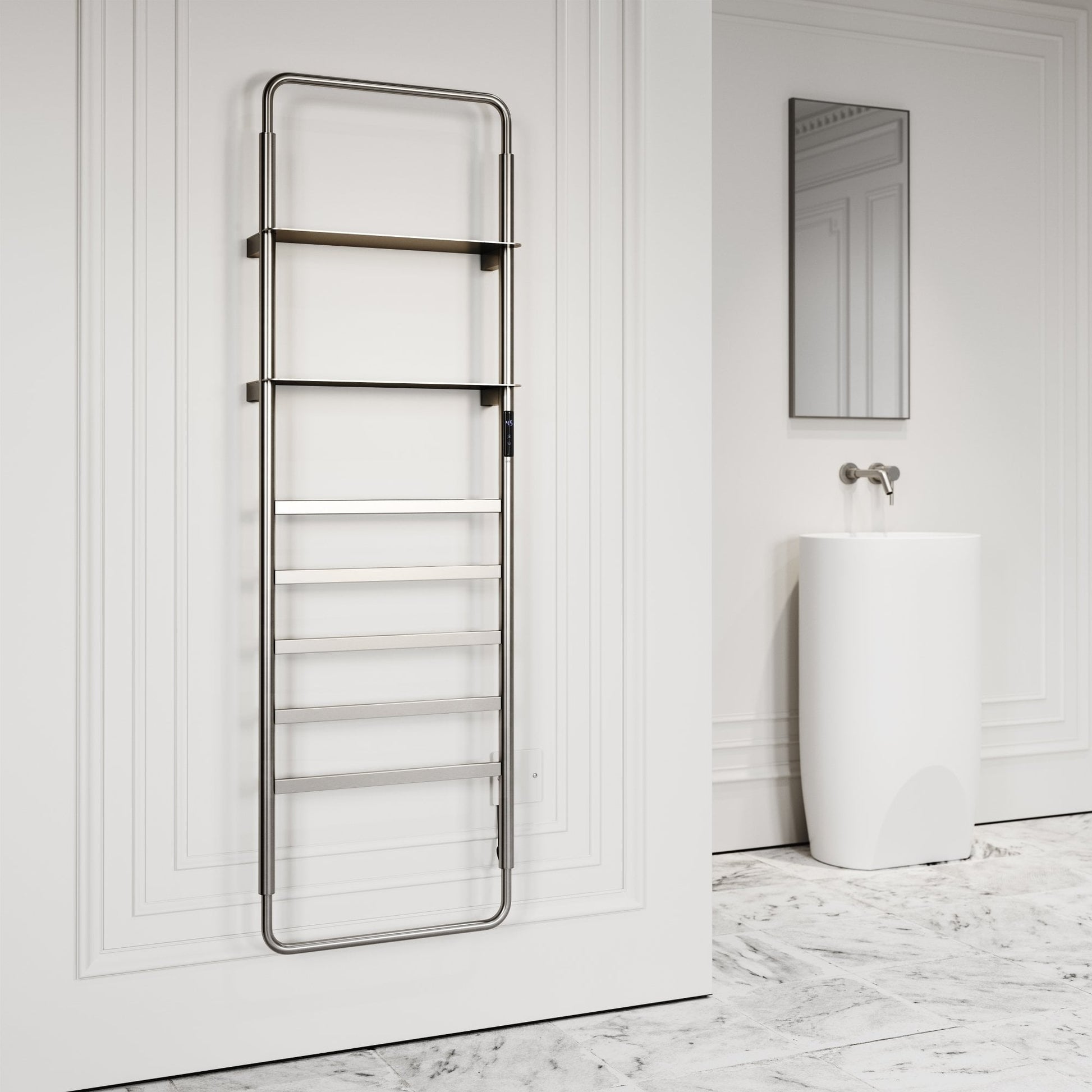 Celsius Brushed Stainless Electric Heated Towel Warmer