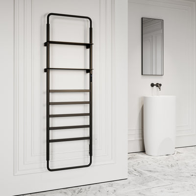 Celsius Matte Black Electric Heated Towel Warmer