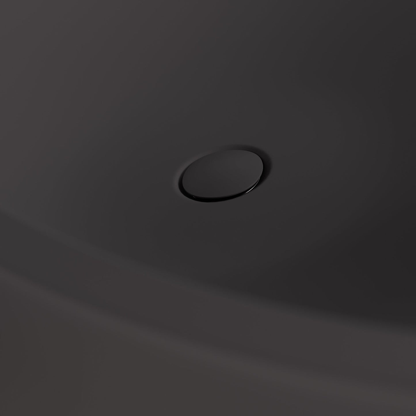 Charcoal Unslotted Click Clack Basin Waste