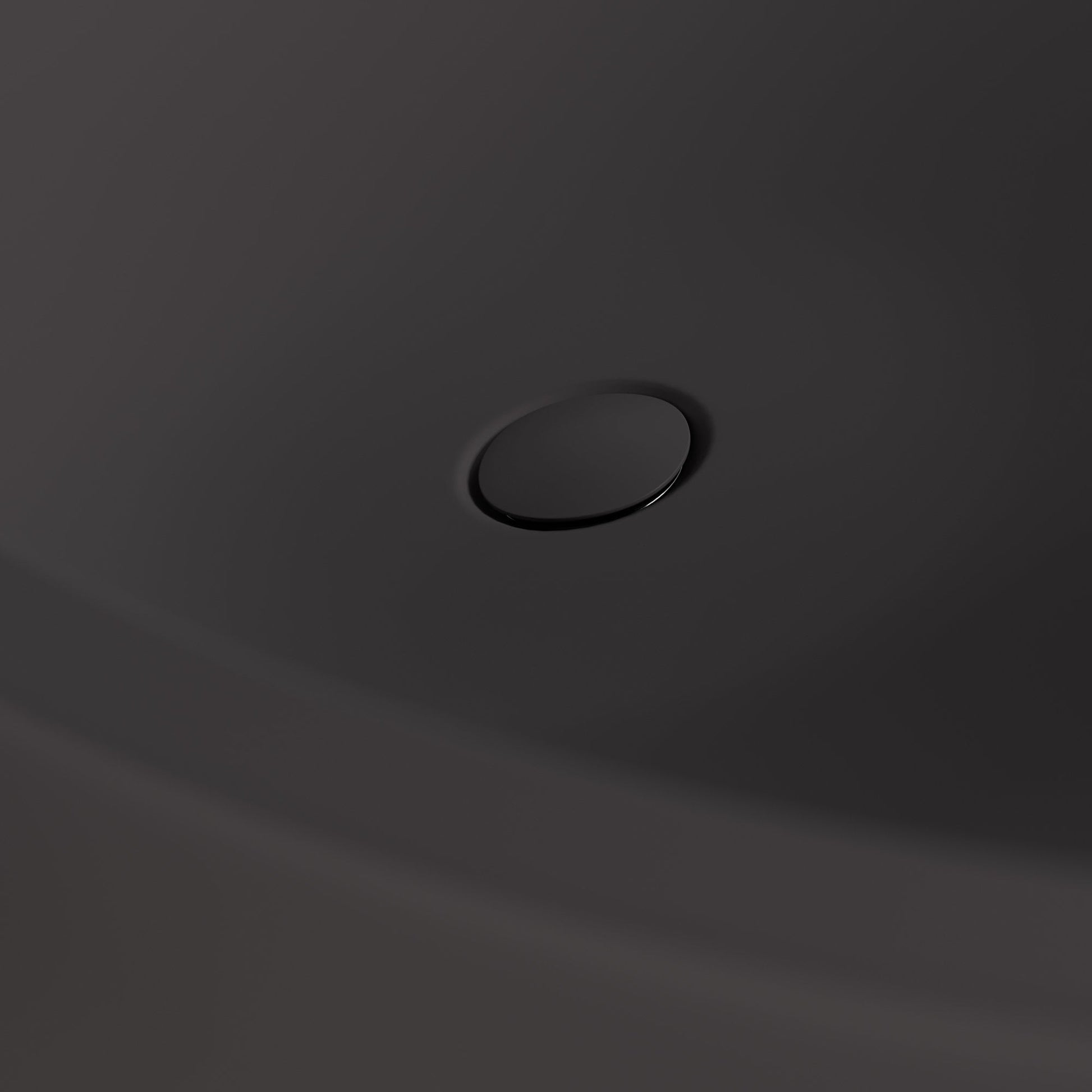 Charcoal Unslotted Click Clack Basin Waste