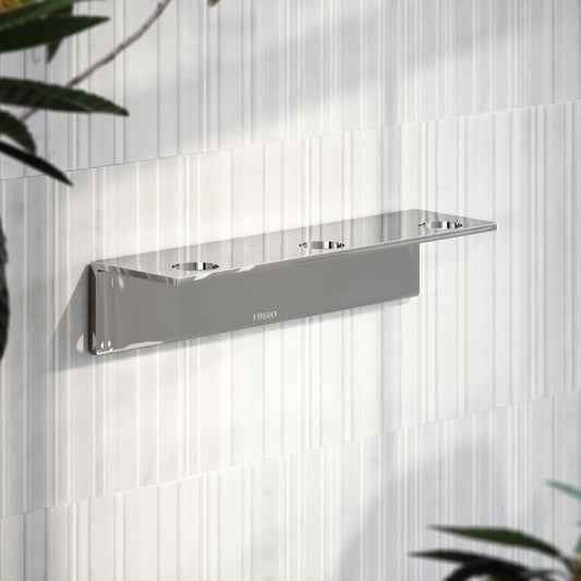 Chrome Triple Soap Dispenser Wall Bracket