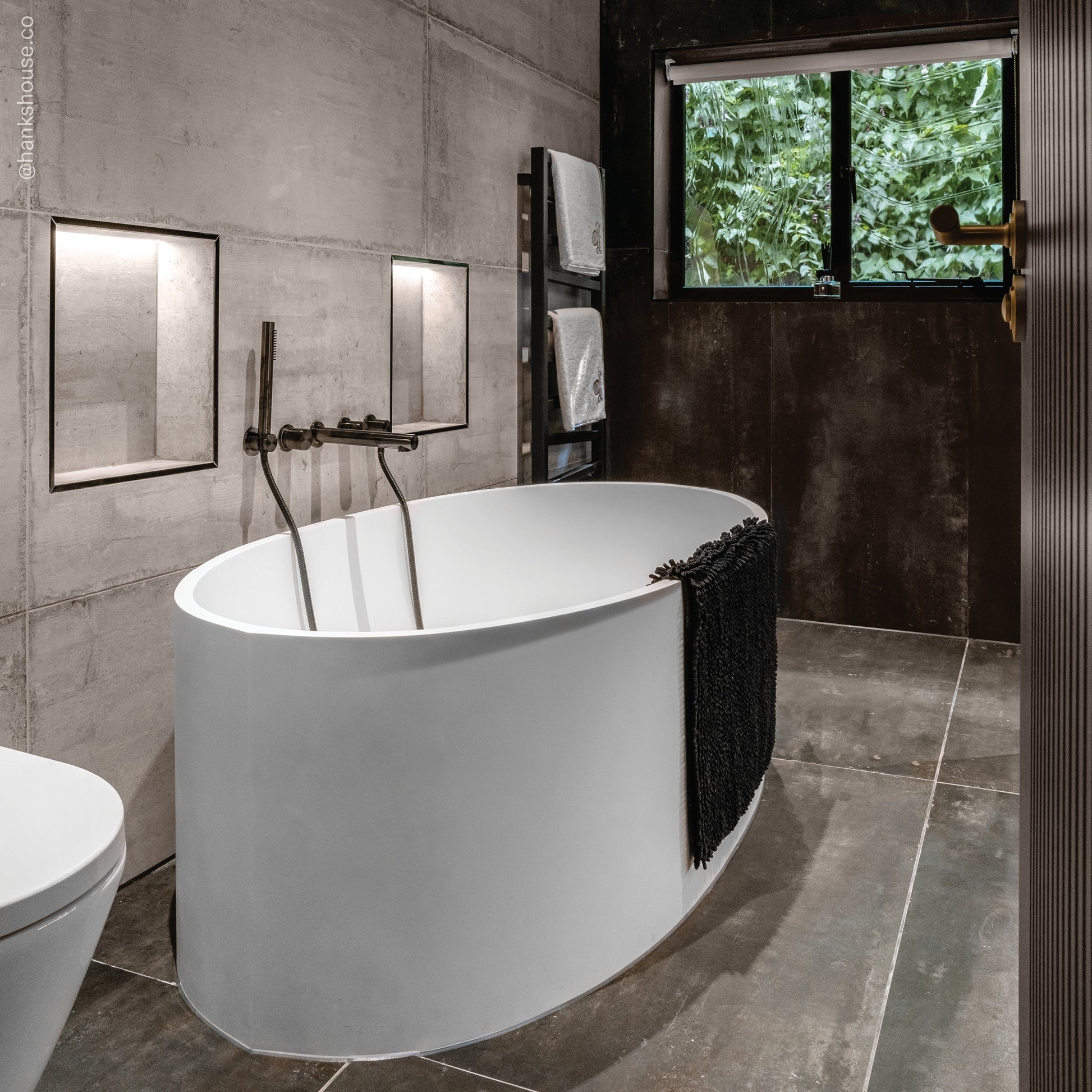 Cielo Freestanding Stone Bath 1620mm