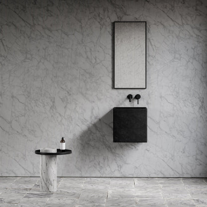Cino Blue Limestone Marble Wall Hung Basin 400mm