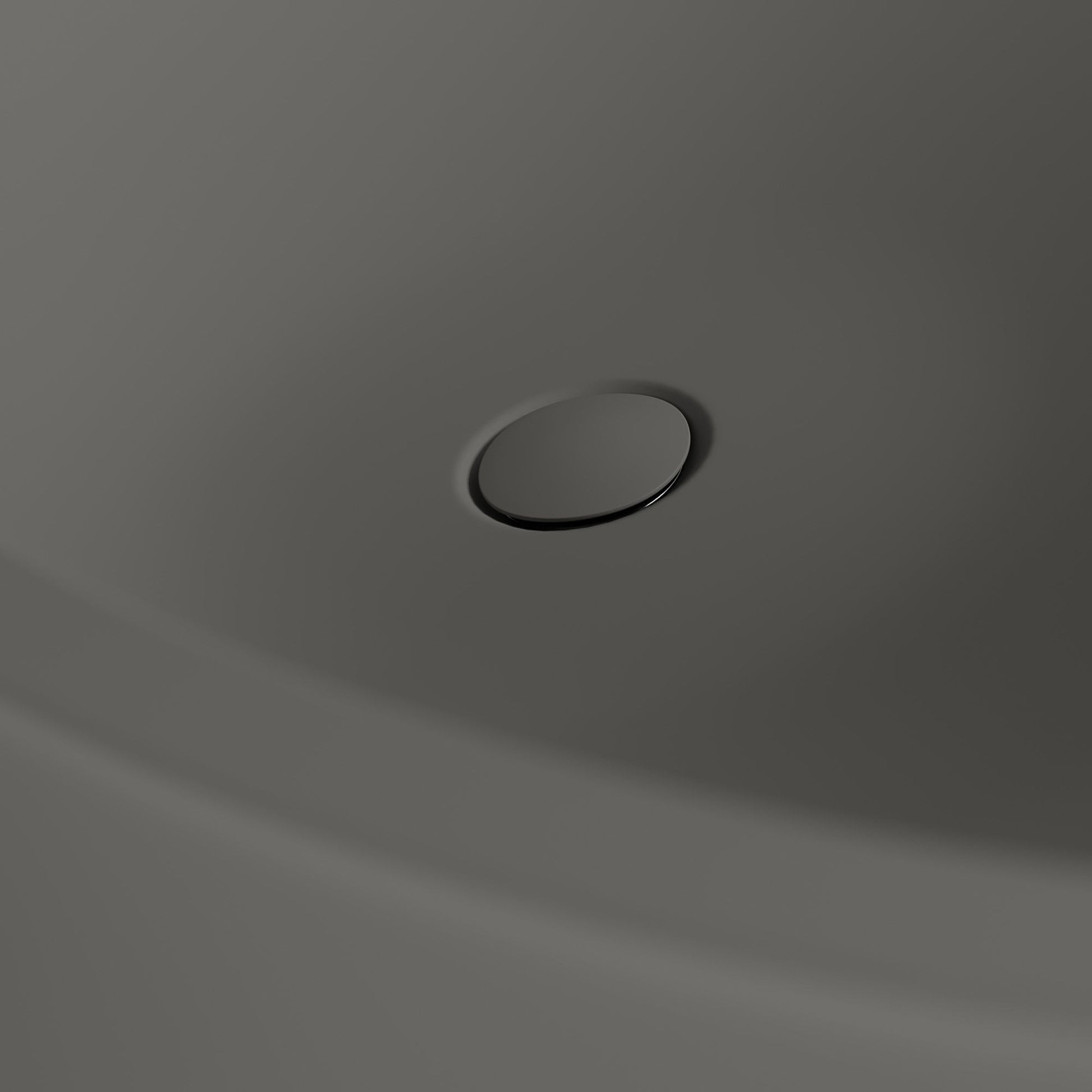 Clay Unslotted Click Clack Basin Waste