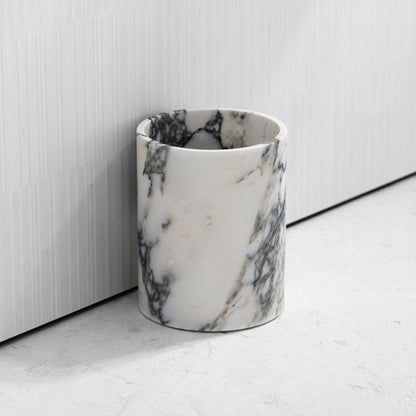 Cliche Arabescato Marble Bin