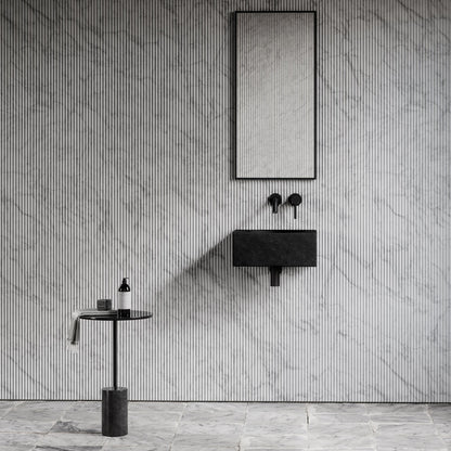 Coco Blue Limestone Marble Wall Hung Basin 400mm