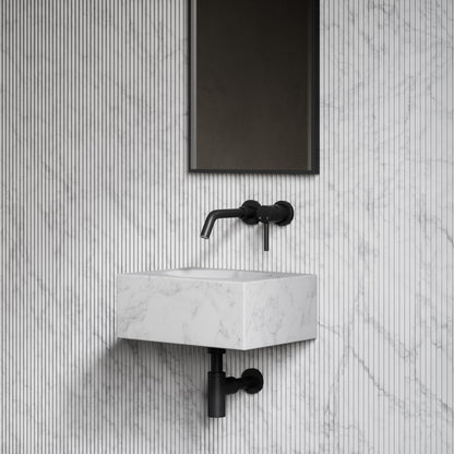 Coco Carrara Marble Wall Hung Basin 400mm