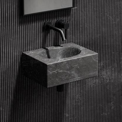 Coco Pietra Grey Marble Wall Hung Basin 400mm