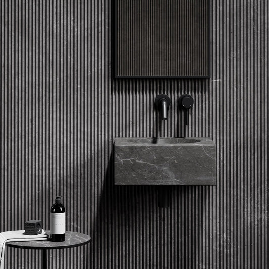 Coco Pietra Grey Marble Wall Hung Basin 400mm