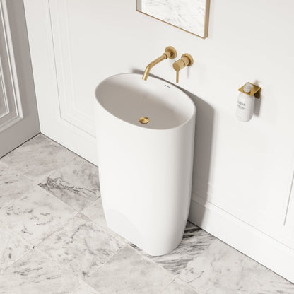 Cocoon Freestanding Stone Basin 530mm