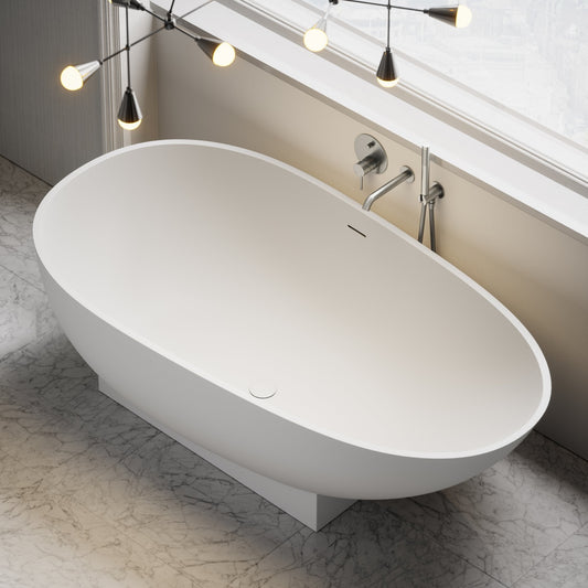 Cocoon Freestanding Stone Bath 1800mm