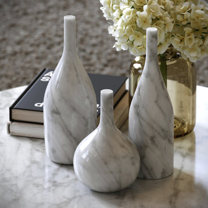 Collection of Marble Bottles (Carrara)