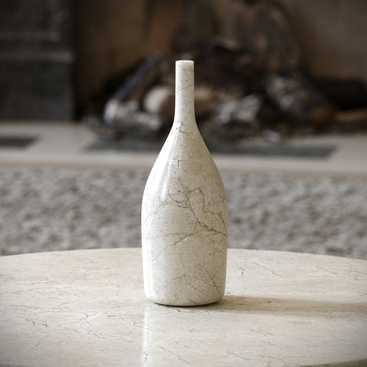 Collection of Marble Bottles (Crema Marfil)