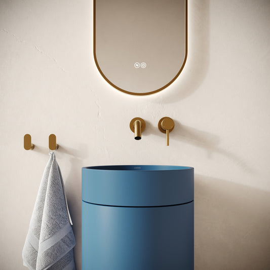 Colonna Azure Concrete Freestanding Basin 400mm