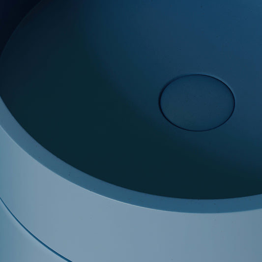 Colonna Azure Concrete Freestanding Basin 400mm