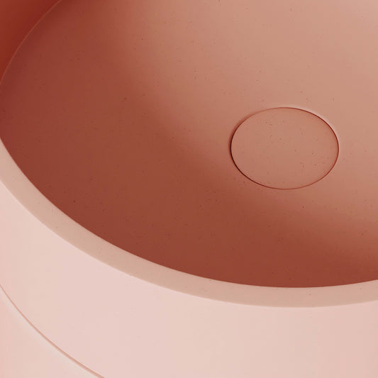 Colonna Blush Concrete Freestanding Basin 400mm