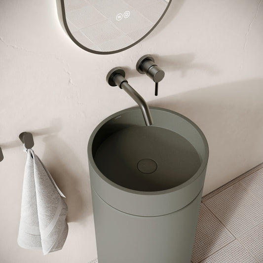 Colonna Oyster Concrete Freestanding Basin 400mm