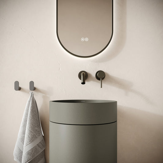 Colonna Oyster Concrete Freestanding Basin 400mm