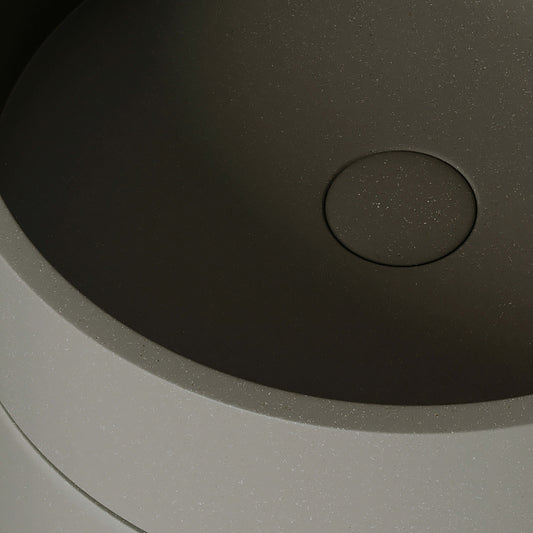 Colonna Oyster Concrete Freestanding Basin 400mm