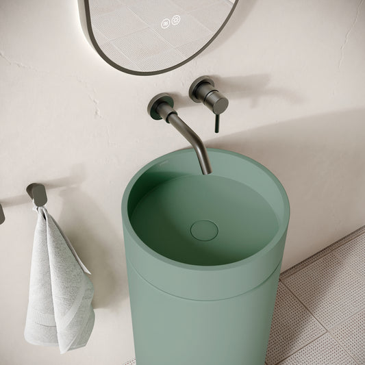 Colonna Seafoam Concrete Freestanding Basin 400mm