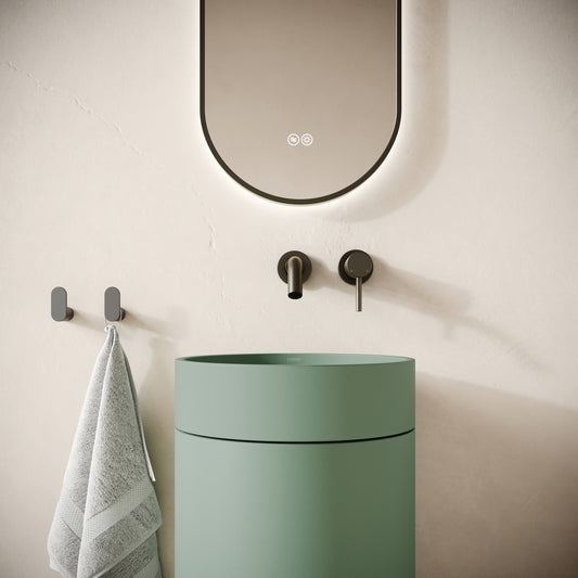 Colonna Seafoam Concrete Freestanding Basin 400mm