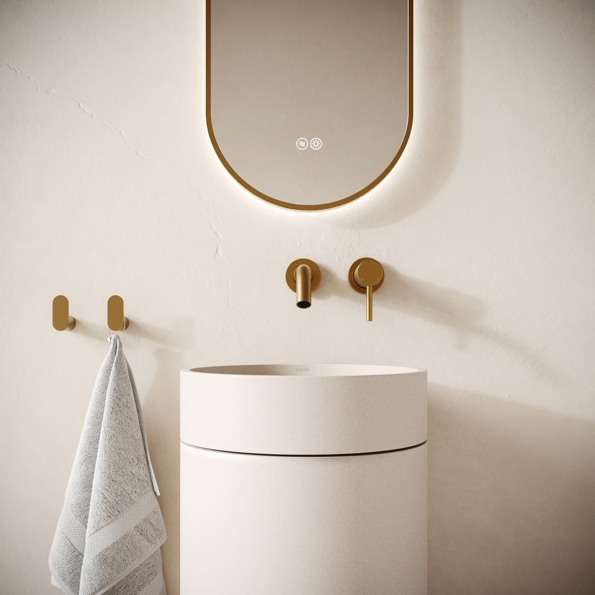 Colonna Shore Concrete Freestanding Basin 400mm
