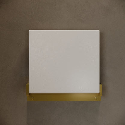 Comfort Brushed Gold Folding Shower Seat