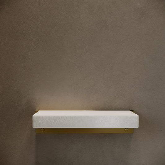 Comfort Brushed Gold Folding Shower Seat
