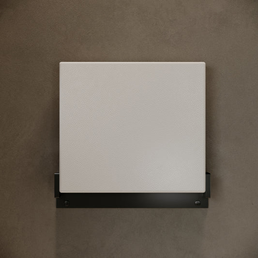 Comfort Matte Black Folding Shower Seat