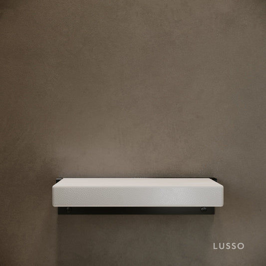 Comfort Matte Black Folding Shower Seat