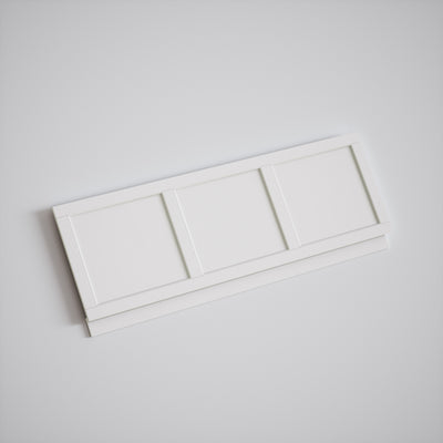 Connaught Matte Cream Wooden Adjustable Bath Front Panel 1500mm