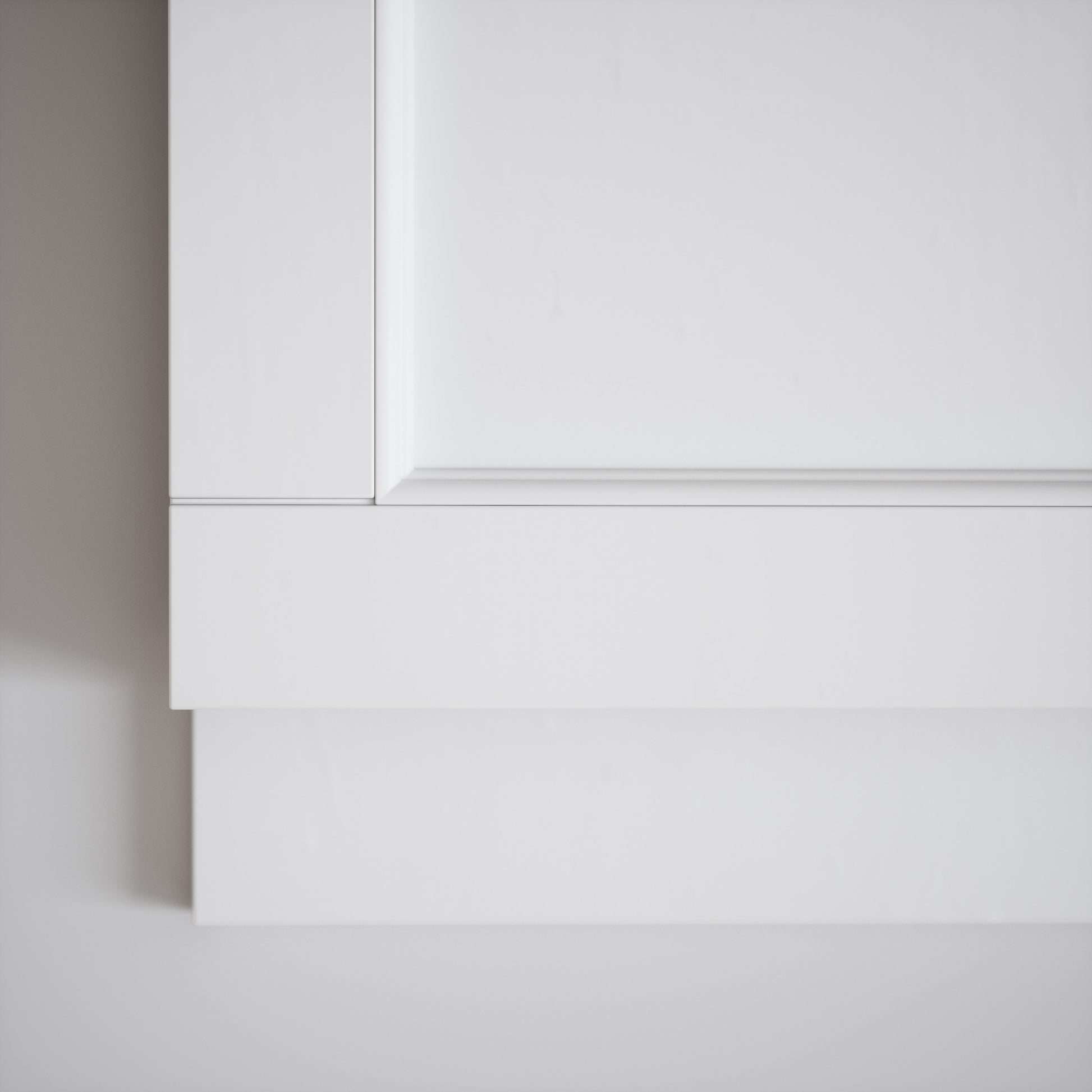 Connaught Primed White Wooden Adjustable Bath End Panel 800mm
