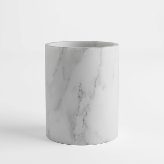 Consero Carrara Marble Bathroom Tumbler
