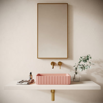 Costolato Blush Concrete Countertop Basin 500mm