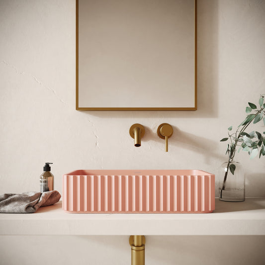 Costolato Blush Concrete Countertop Basin 500mm