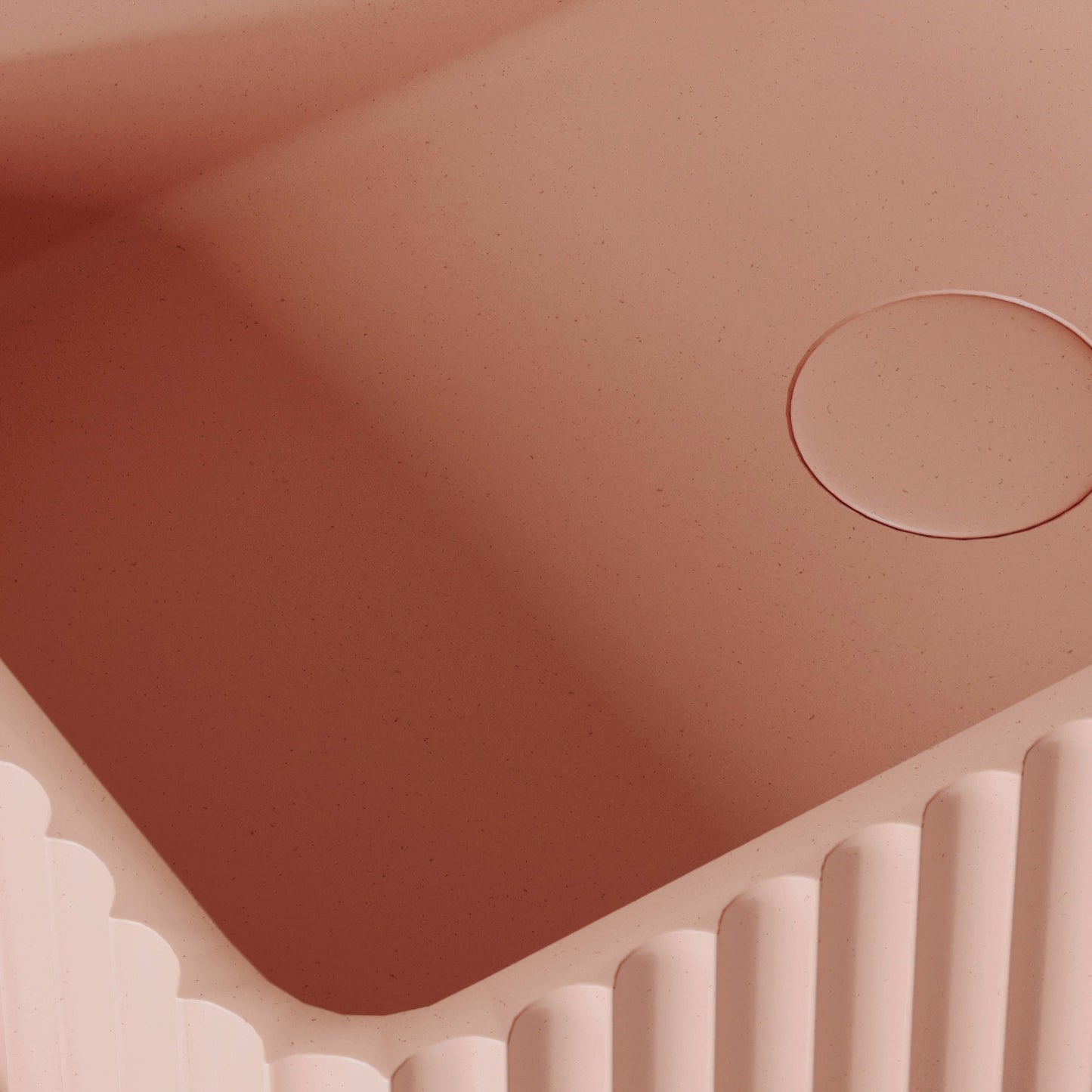 Costolato Blush Concrete Countertop Basin 500mm