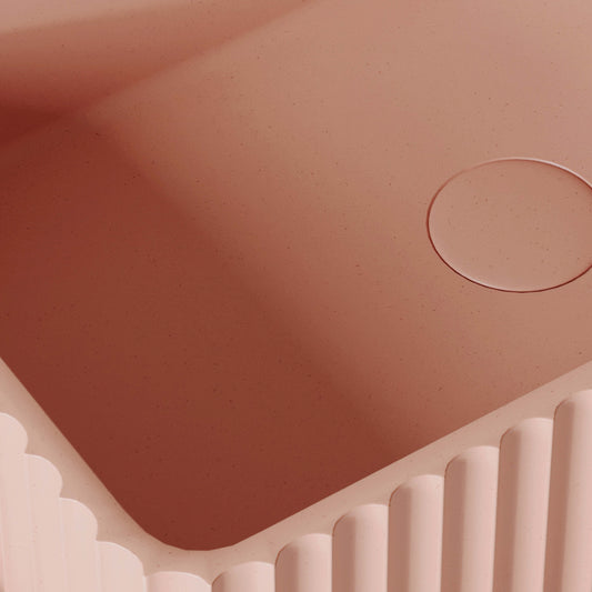 Costolato Blush Concrete Countertop Basin 500mm